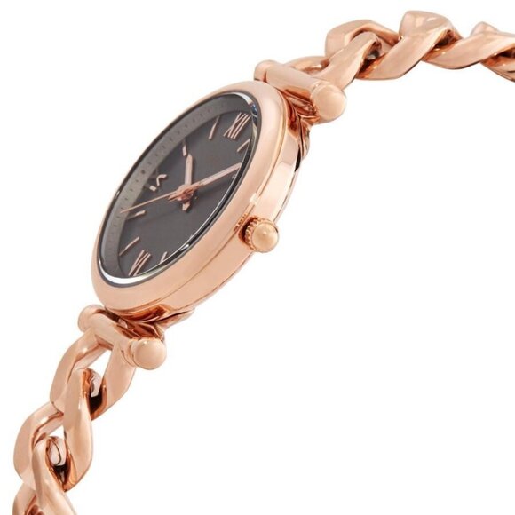 NWT Authentic Fossil Carlie Quartz Grey Dial Women's Watch - Picture 2 of 4